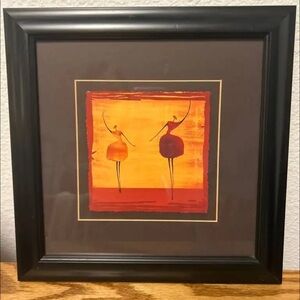 Thierry Ona framed Ballerinas Print